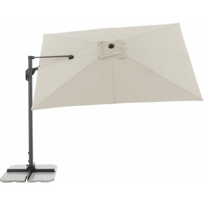 Doppler ACTIVE 310 x 210 cm moderní slunečník s boční nohou přírodní – Zbozi.Blesk.cz