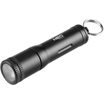 Mini bateriová svítilna, 1xLED, 1xAAA, černá, vodotěsná, 100 lumenů, dosah 35 metrů, IPX4 (99-068) – Zboží Mobilmania
