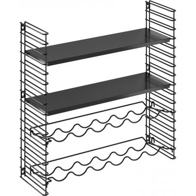 Metaltex Nástěnný regál se stojanem na lahve – Zboží Dáma
