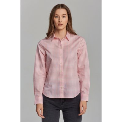 Gant REG BROADCLOTH GINGHAM SHIRT růžová