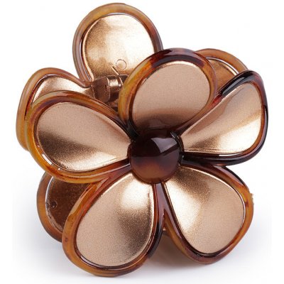 Skřipec do vlasů květ Varianta: 2 zlatá perleť, Balení: 1 ks – Zboží Dáma