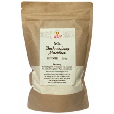 Hammermühle Bezlepková Směs na chléb s kváskem Bio 0,5 kg – Zboží Dáma