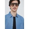 Pánská Košile Boss pánská džínová košile regular s klasickým límcem modrá 50490453