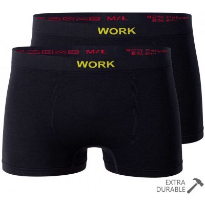 WORK boxerky pánské z mikrovlákna 2 ks černá – Zboží Dáma