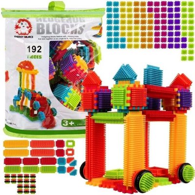 Kruzzel 20376 Barevná konstrukční stavebnice Hedgehog Blocks 192 ks – Zboží Mobilmania