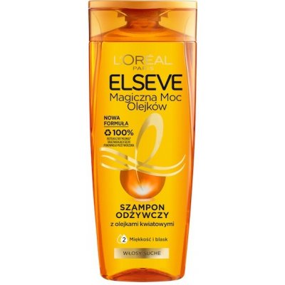 L'Oréal Paris Elseve Magical Power of Oils Vyživujúci šampón na suché vlasy 400 ml – Sleviste.cz