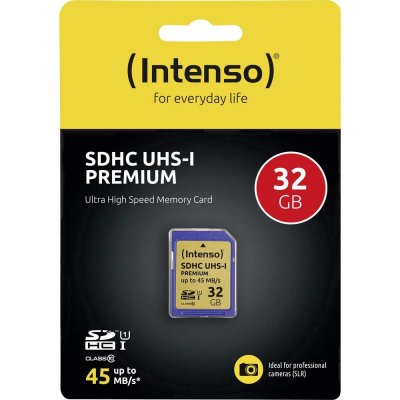 Intenso SDHC 32 GB UHS-I 3421480 – Zbozi.Blesk.cz