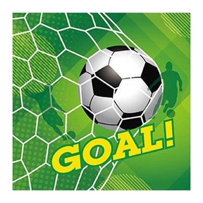 Cakesicq papírové ubrousky fotbal 16x16cm 20ks – Zboží Dáma