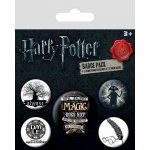 Pyramid International sada placek Harry Potter Symbols 5 ks – Zboží Dáma