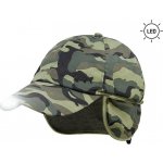 Delphin Zimní Kšiltovka LED OutLine Camo – Zboží Dáma