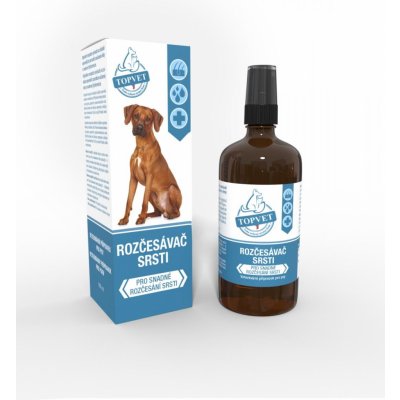 Topvet Rozčesávač srsti pro kočky 100 ml – HobbyKompas.cz