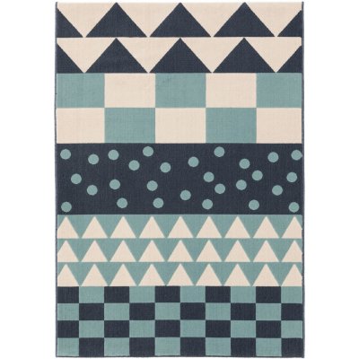 Divio Kids Rugs KRJU13 JUNO Multicolour/Blue – Zboží Mobilmania