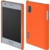 Pouzdro a kryt na mobilní telefon Pouzdro Coby Exclusive LG E610 Optimus L5 oranžové