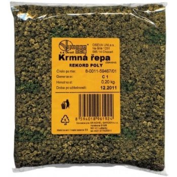 Krmná řepa Rekord Poly červená barva - osivo - 0,2 Kg