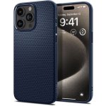 Pouzdro Spigen Liquid Air iPhone 15 Pro Max navy modré – Zboží Živě