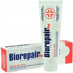 Biorepair Plus Sensitive pasta obnovující zubní sklovinu pro citlivé zuby 75 ml