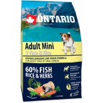 Ontario Adult Mini 7 Fish & Rice 2,25 kg – Hledejceny.cz
