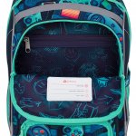 Topgal batoh BEBE 25012 zelená modrá – Zboží Dáma