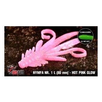 RedBass Nymfa Nr. 1 L 8cm Hot Pink Glow 5ks