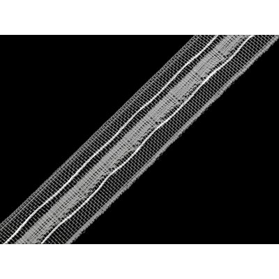 Prima-obchod Záclonovka šíře 25 mm univerzální řasení, barva transparent – Zboží Dáma