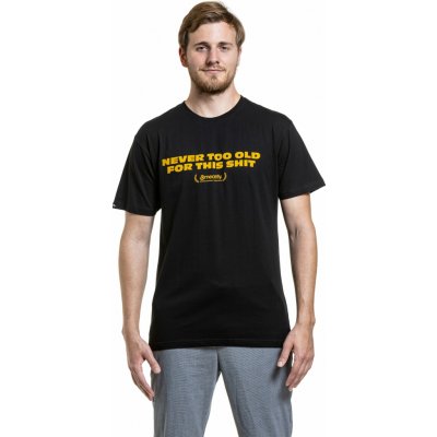 Meatfly pánské tričko Tomas Never Too Old Black černá – Zboží Mobilmania