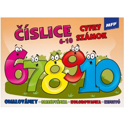 MFP Paper s.r.o. omalovánky Číslice 6-10 5300928 – Zboží Mobilmania