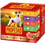 Propesko Adult kuře & hovězí & krůta & jehně 12 x 100 g – Sleviste.cz