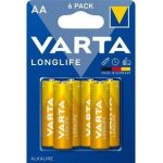 Varta LongLife Extra AA 6ks 4106 VA0009 – Zboží Živě