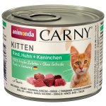 Carny Kitten hovězí kuřecí a králičí 200 g – Zbozi.Blesk.cz