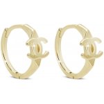 Biju Pozlacené náušnice s půlkruhy 3308 1003308 – Zboží Mobilmania