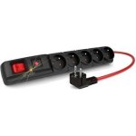 Premiumcord Acar F5 ppacarf5-5power 5 zásuvek černý – Sleviste.cz