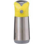 b.box Termoska na pití s brčkem 350 ml šedá / žlutá – Zboží Dáma