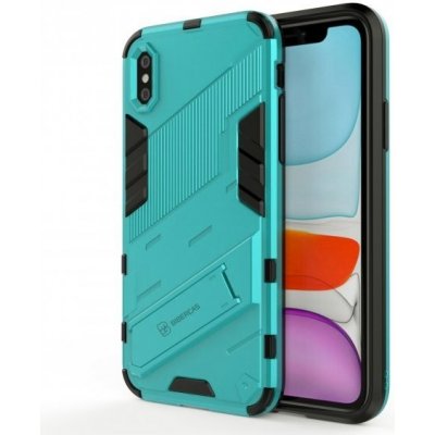 Pouzdro AppleKing odolné ochranné se stojánkem iPhone XR - modré – Zboží Mobilmania