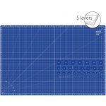Řezací podložka TEXI BLUE 90 x 60 cm 5vrstvá zesílená – Sleviste.cz