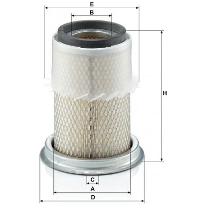 MANN-FILTER Vzduchový filtr MANN C14123 (MF C14123) – Sleviste.cz