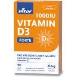 Vitar Vitamin D3 Forte 1000 IU 90 tablet – Hledejceny.cz