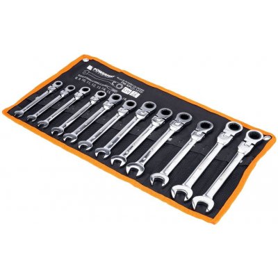 Powermat Očkoploché klíče s ráčnou ohýbatelné 8-19 mm sada 12 ks PM-KPLO-12TP – Hledejceny.cz