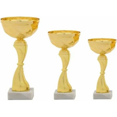 Sada pohárů zlatá 1010015 – Zboží Dáma