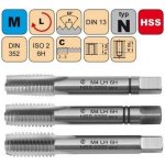NÁSTROJE CZ Sadový závitník M4x0,7 SADA LH ISO2 HSS DIN 352 LEVÝ - 0200L - CZZ0200L-M4-SD-ISO2 – Zboží Mobilmania