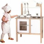 Viga Dřevěná kuchyňka bílá – Sleviste.cz