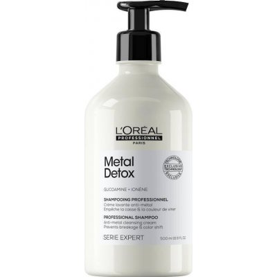 L'Oréal Professionnel Serie Expert Metal Detox Pressional Shampoo 500 ml Hloubkově čistící šampon pro barvené a poškozené vlasy – Zbozi.Blesk.cz