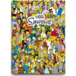 CurePink The Simpsons Simpsonovi postavy CSG0148 – Zboží Dáma