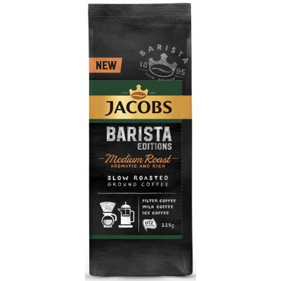 Jacobs Barista Dark Roast mletá 225 g – Zboží Mobilmania