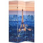 vidaXL Rozdělovač pokojů skládací 120 x 170 cm Paříž v noci – Hledejceny.cz