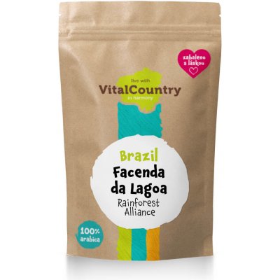 Vital Country Brazil Fazenda Da Lagoa certifikace Rainforest Alliance 250 g