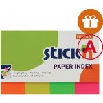 Záložky samolepicí Stick´n 20x50 mm, neonové (4x50 lístků) – Hledejceny.cz