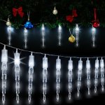 Goleto Vánoční LED řetěz rampouchy 8 m bílá 80 LED – Hledejceny.cz