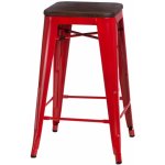 D2.Design Paris wood 75cm ořech červená – Zboží Dáma