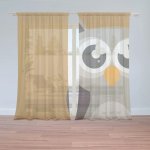 Sablio Záclony Kreslená sova: 2ks 150x250cm – Hledejceny.cz