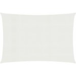 vidaXL Plachta proti slunci 160 g/m² bílá 6 x 8 m HDPE – HobbyKompas.cz